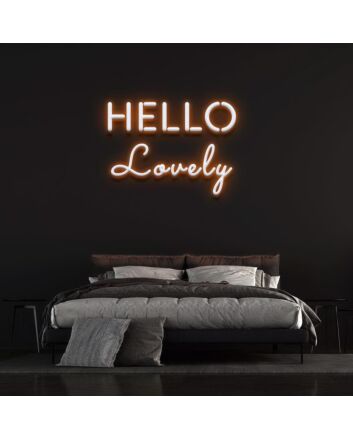 Hello Lovely Neon Sign