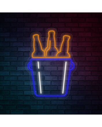 Beer Barrel Neon Sign