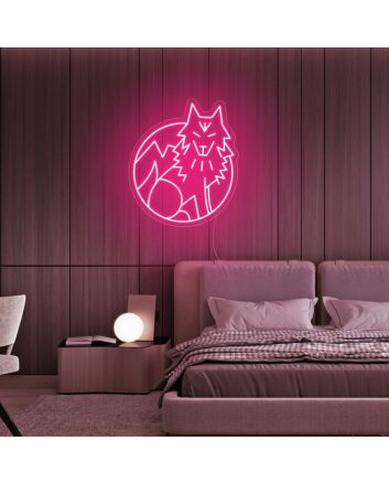 Cartoon Characters Neon Sign