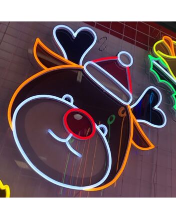 Christmas Elk Neon Sign