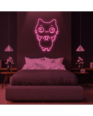 Cute Kitty V2 Neon Sign