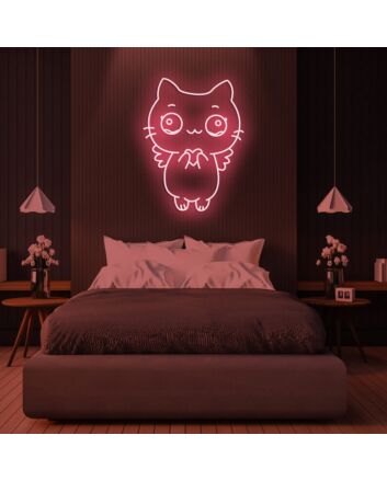 Cute Kitty V2 Neon Sign
