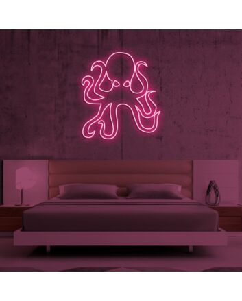 Octopus Neon Sign