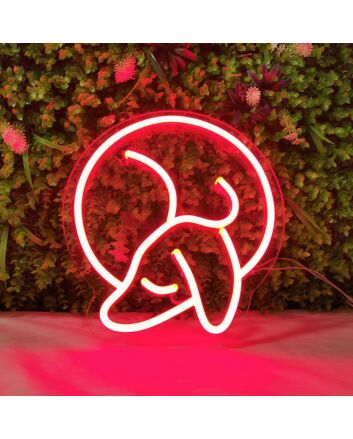 Sleepy Dog Neon Sign