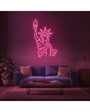 Statue Of Liberty Neon Sign