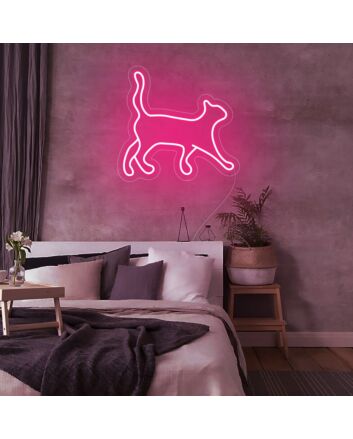 Walking Cat Neon Sign