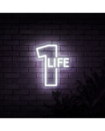 1 Life Neon Sign