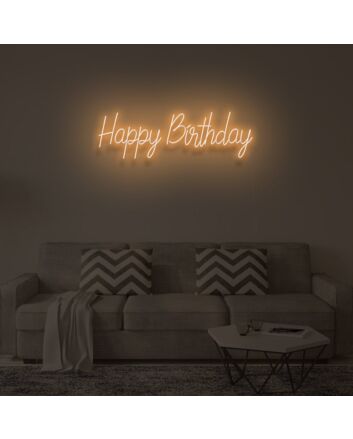 HAPPY BIRTHDAY" LED Neon Sign
