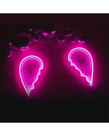 Best Friend Heart Neon Sign