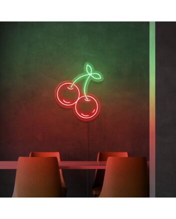 Cherries Neon Sign