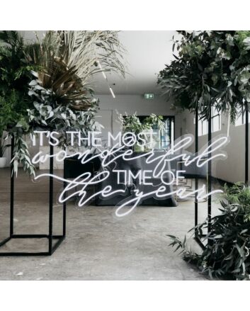 Its The Most Wonderful Time Of The Year Neon Sign