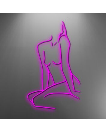 Feminine Body Art Neon Sign