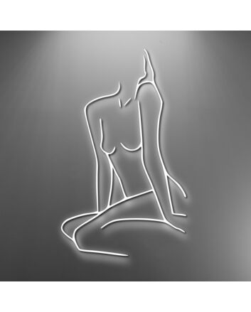 Feminine Body Art Neon Sign