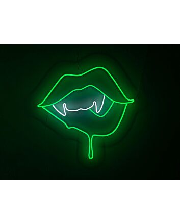 Vampire Lips Neon Sign