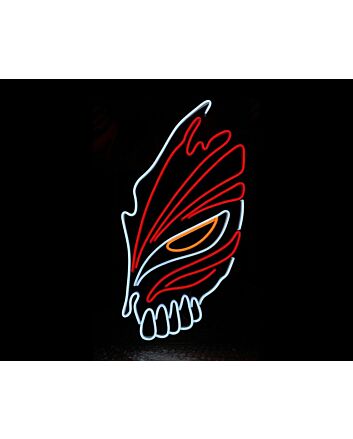 Demon Mask Anime Neon Sign