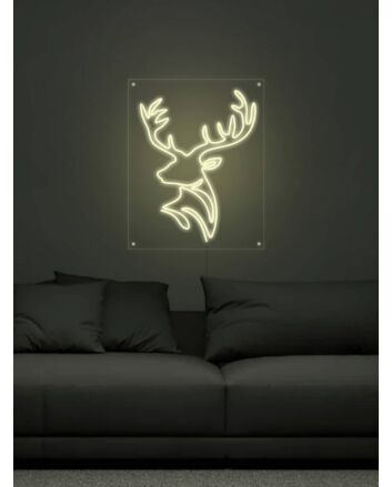 Deer Head Neon Sign