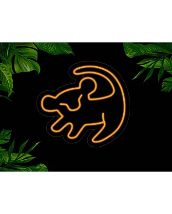 Cartoon Cat Neon Sign