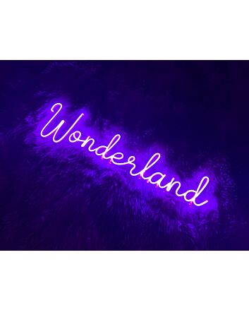 Wonderland Neon Sign