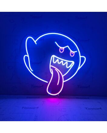 Mario Boo Neon Sign