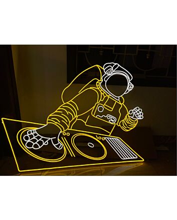 DJ Astronaut Neon Sign