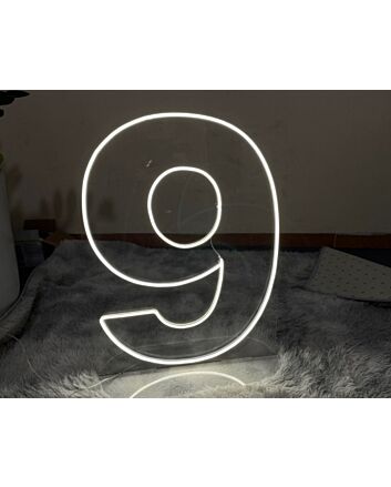 Custom Number Neon Sign