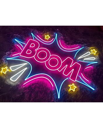 Boom V1 Neon Sign