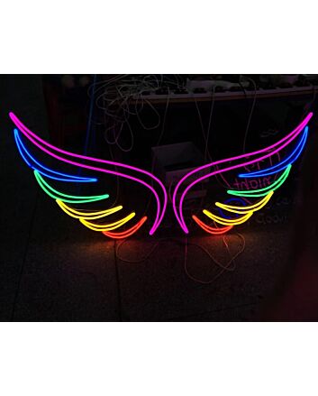 Angel Wings Colorful V1 Neon Sign