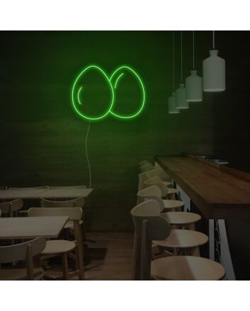 2 Eggs Neon Sign