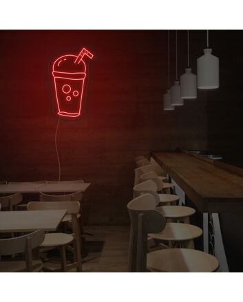 Bubble Milktea Drinks Neon Sign