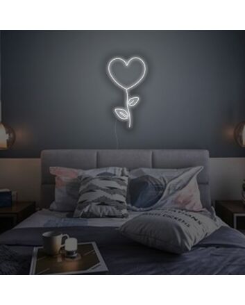 Heartroses For Love Neon Sign