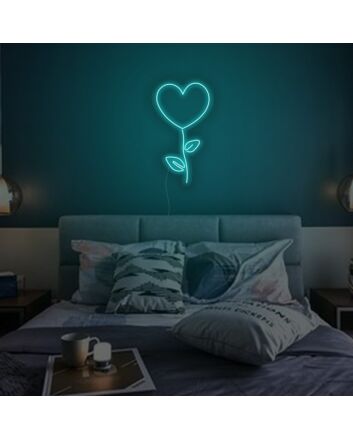 Heartroses For Love Neon Sign