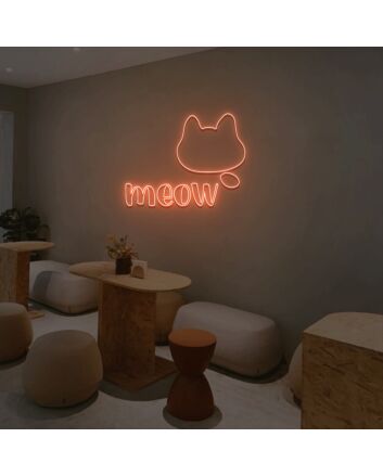 Meows Talk Neon Sign
