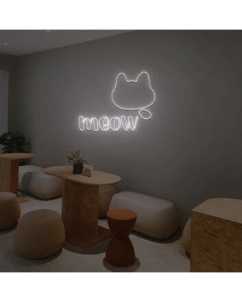 Meows Talk Neon Sign