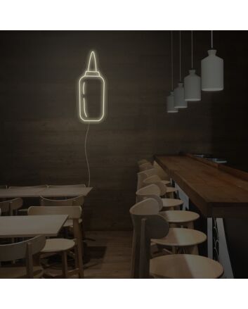 Sauce Bottle Neon Sign For Kitchen