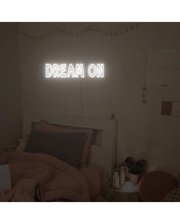 Dream On Neon Sign Neon Light Signs Custom For Wedding Bar Party Home Decoration