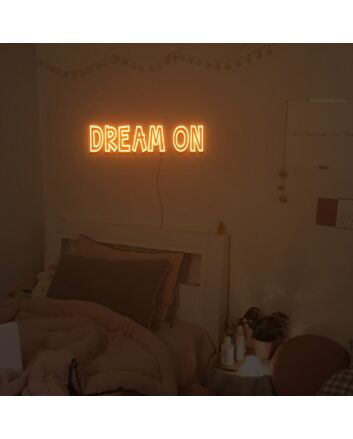 Dream On Neon Sign Neon Light Signs Custom For Wedding Bar Party Home Decoration