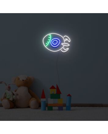 Mini Rocket Neon Sign Fashion Custom Neon Sign Lights Night Lamp Led Neon Sign Light For Home Party