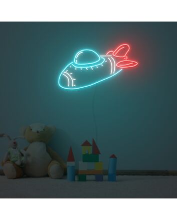 Space Jet Neon Sign Fashion Custom Neon Sign Lights Night Lamp Led Neon Sign Light For Home Party