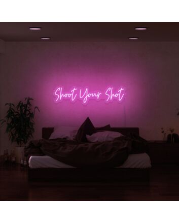 Shoot Your Shot Neon Sign