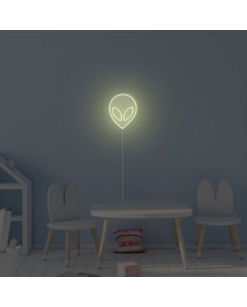 Alien Face Neon Sign