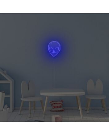 Alien Face Neon Sign