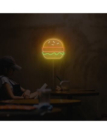 Burger Neon Sign