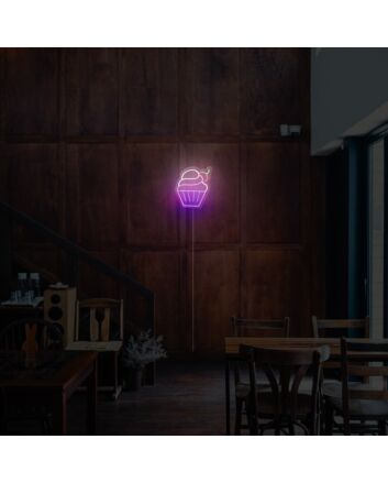 Cup Cake Neon Sign
