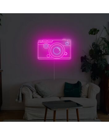 DSLR Camera Neon Sign