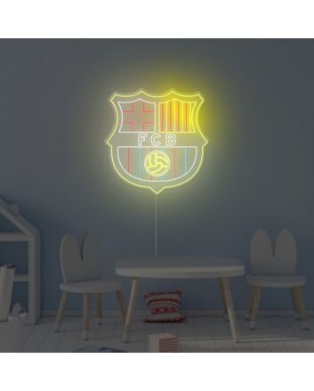 FCB Football Neon Sign