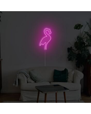 Flamingo Minimalist Neon Sign