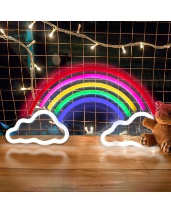 Rainbow in the cloud &#8211; Led Neon Sign