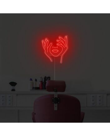 Hold Face Neon Sign