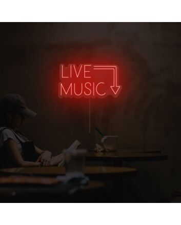 Live Music Neon Sign