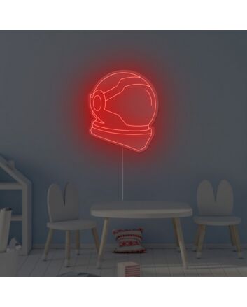 Space Helmet Neon Sign